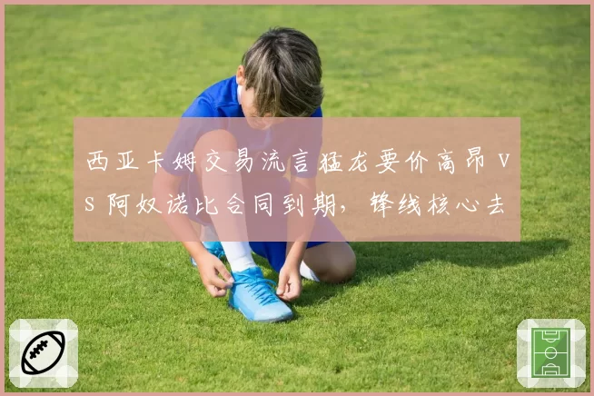 西亚卡姆交易流言猛龙要价高昂 vs 阿奴诺比合同到期,锋线核心去留抉择